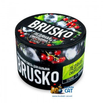 Бестабачная смесь для кальяна Brusko Strong Ледяная Смородина (Бруско Стронг) 50г