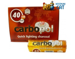 Саморазжигающийся уголь для кальяна Carbopol 10 шт. (40мм)