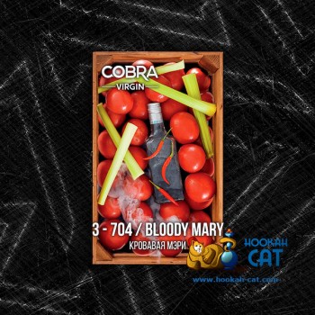 Бестабачная смесь для кальяна на основе чая Cobra Virgin Bloody Marry (Кобра Кровавая Мэри Вирджин) 50г