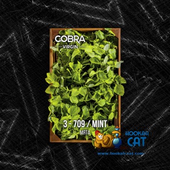 Бестабачная смесь для кальяна на основе чая Cobra Virgin Mint (Кобра Мята Вирджин) 50г