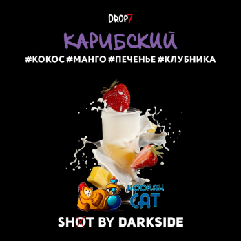 Табак для кальяна Dark Side Shot Карибский (Дарк Сайд Шот) 30г Акцизный