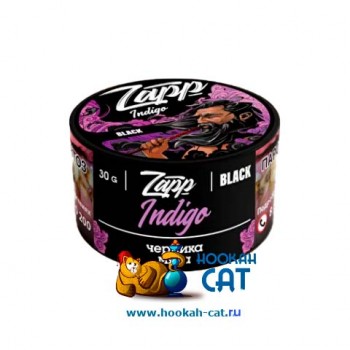 Табак для кальяна Zapp Black Indigo (Запп Индиго) 30г Акцизный