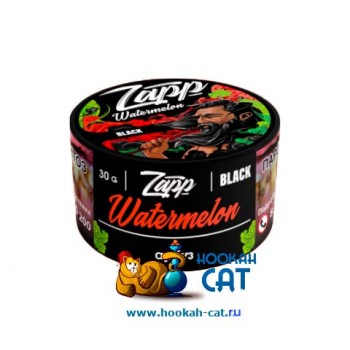 Табак для кальяна Zapp Black Zapp Classic Watermelon (Запп Арбуз) 30г Акцизный